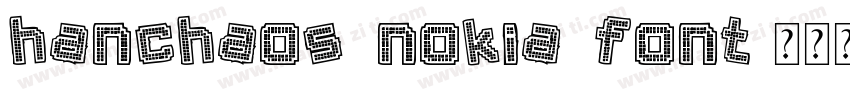HanChaos Nokia Font字体转换